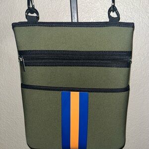 Parker & Hyde Olive Green Crossbody Bag